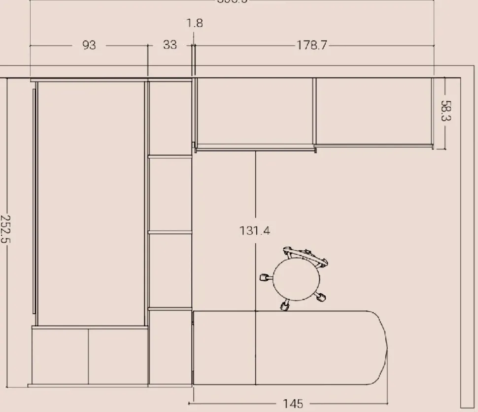CAMERETTA Cameretta soppalco 6 San martino mobili a PREZZI OUTLET