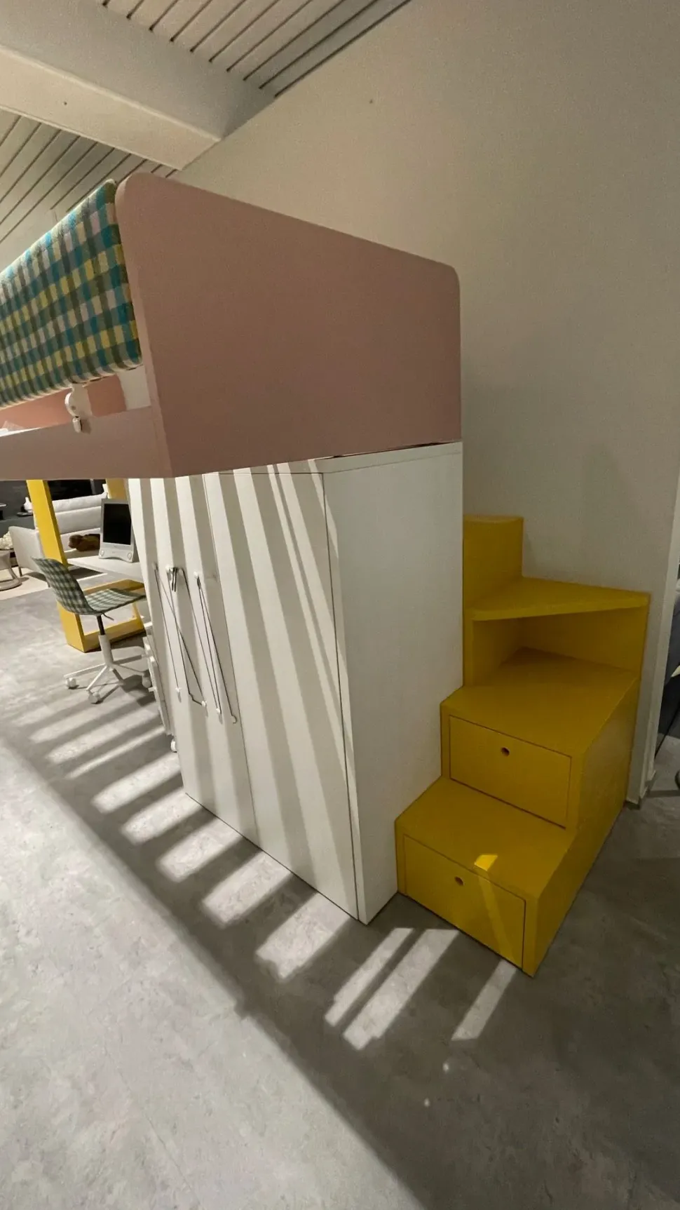 Cameretta Cameretta soppalco Nidi in laminato opaco in Offerta Outlet