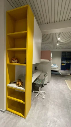 Cameretta Cameretta soppalco Nidi in laminato opaco in Offerta Outlet