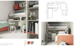 Cameretta Cameretta soppalco 5 San martino mobili con uno sconto imbattibile