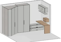 Cameretta Cameretta studio Pianca con un ribasso imbattibile