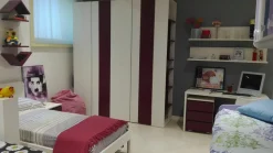 Cameretta Clever Clever con letto a terra scontata