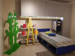 Cameretta Coast to coast Erba mobili con letto a ponte scontata