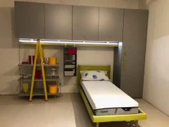 Cameretta Coast to coast Erba mobili con letto a ponte scontata