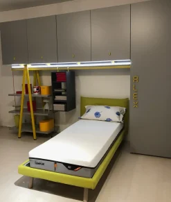 Cameretta Coast to coast Erba mobili con letto a ponte scontata