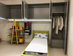 Cameretta Coast to coast Erba mobili con letto a ponte scontata