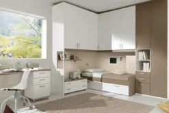 CAMERETTA Collezione esclusiva Cameretta a ponte angolare SCONTATA a PREZZI OUTLET