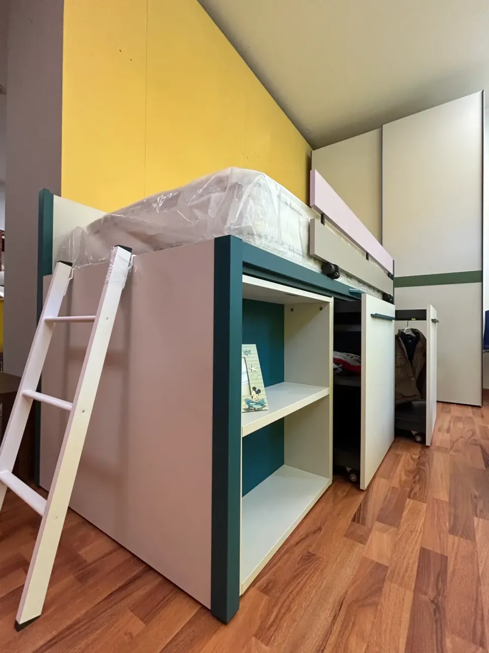 Cameretta Compact Moretti compact camerette con letto a soppalco scontata