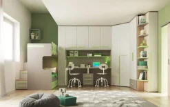 Cameretta Composizione 23 San martino mobili in legno a prezzo Outlet