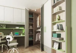 Cameretta Composizione 23 San martino mobili in legno a prezzo Outlet