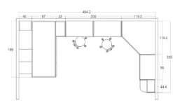 Cameretta Composizione 23 San martino mobili in legno a prezzo Outlet