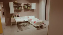 Cameretta Composizione h010 Doimo cityline letti a terra in offerta