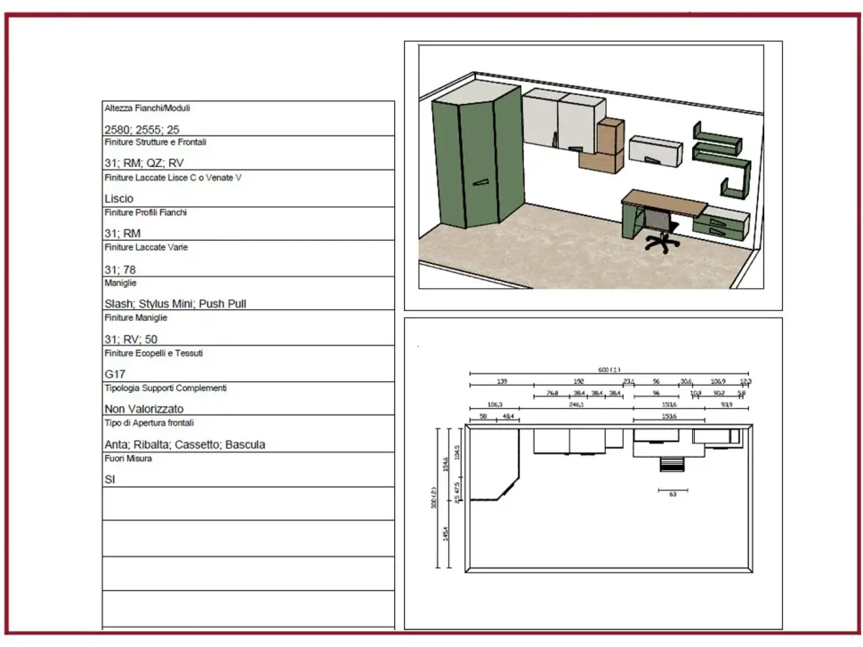 CAMERETTA Composizione moretti compact Moretti compact camerette a PREZZI OUTLET