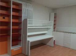 Cameretta Container Dielle con letto a soppalco scorrevole in offerta