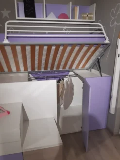 Cameretta Dielle box 6 Dielle con letto a soppalco in offerta