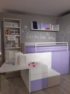 Cameretta Dielle box 6 Dielle con letto a soppalco in offerta