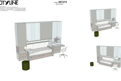 CAMERETTA Doimo cityline Ponte doimo cityline  SCONTATA a PREZZI OUTLET