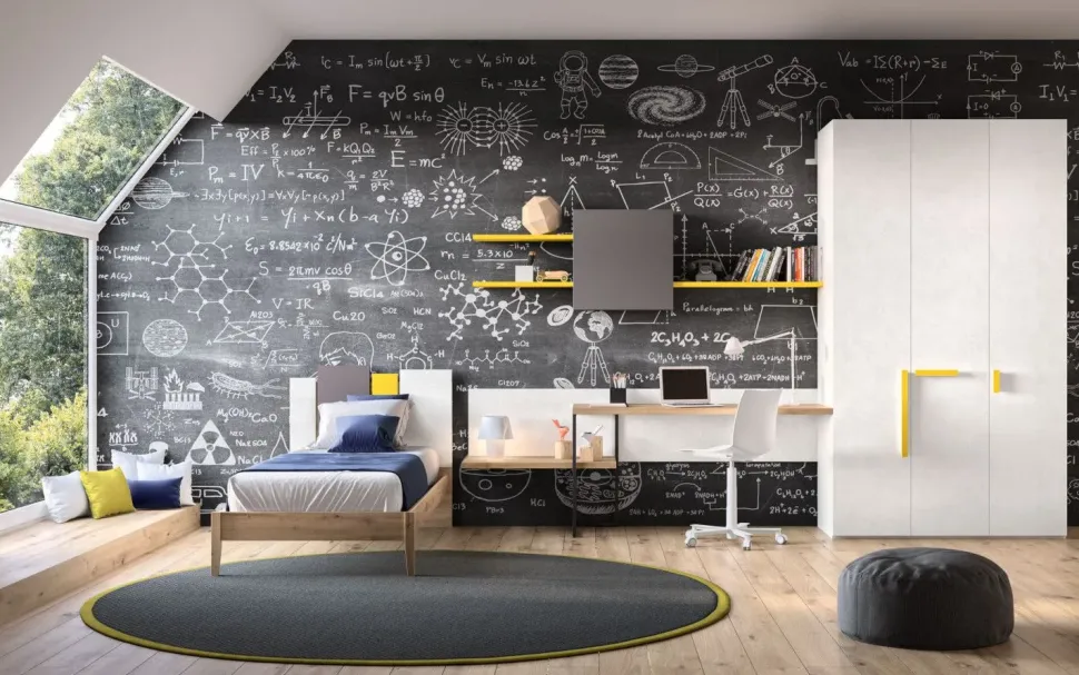 Cameretta Fantasy 116 Zg mobili letti a terra a prezzo Outlet