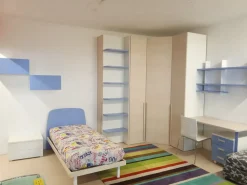 CAMERETTA Fantasy bianco cocco e rovere Zg mobili a PREZZI OUTLET