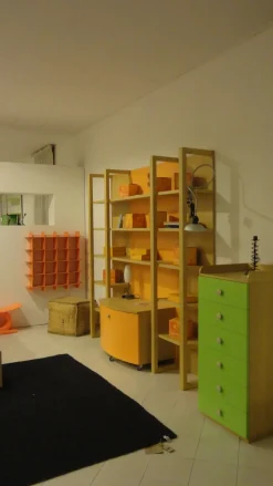 Cameretta Galli Artigianale con letto a terra in offerta