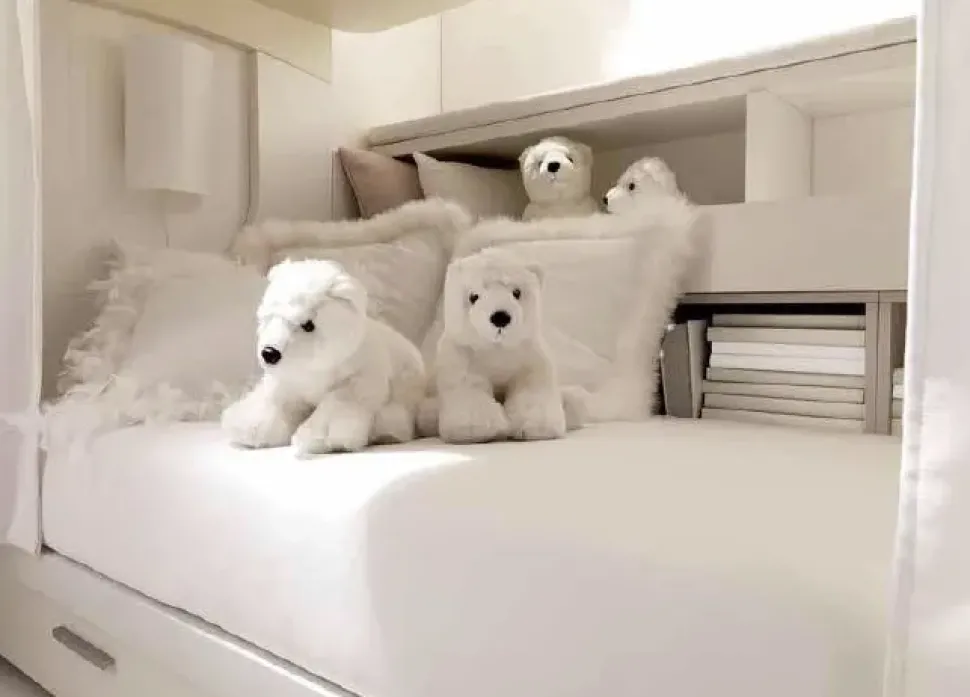 Cameretta Giotto Doimo Cityline: letto a terra scontato.