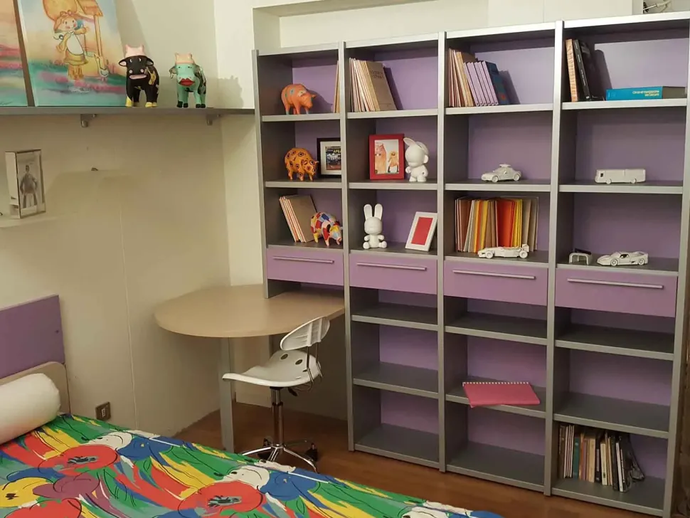 Cameretta Homes Nardi interni con letto a terra in Offerta Outlet