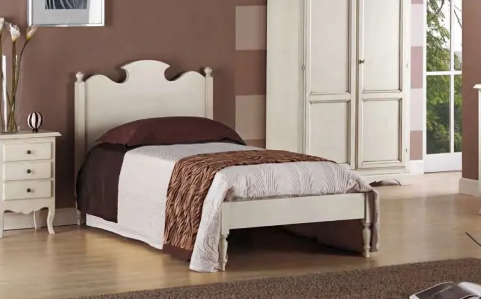 Cameretta in laccato opaco Cameretta singola completa fine produzione Md work scontata a PREZZI OUTLET