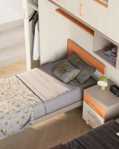 Cameretta in laminato materico Smart San martino mobili scontata a PREZZI OUTLET