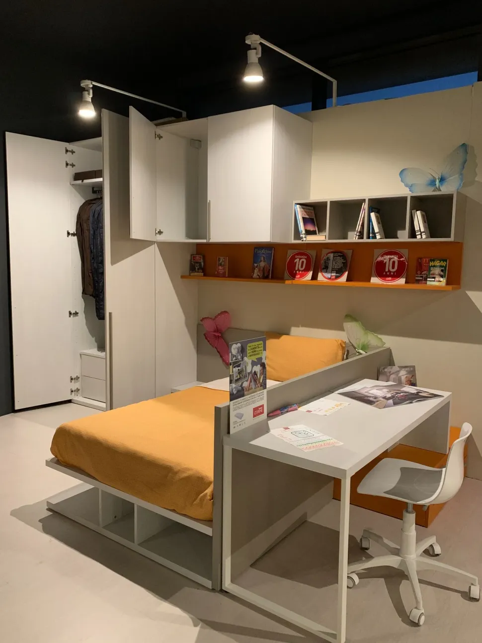 Cameretta in laminato materico Quik Doimo cityline scontata a PREZZI OUTLET