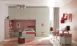 Cameretta in laminato materico Comp.28 Mistral scontata a PREZZI OUTLET