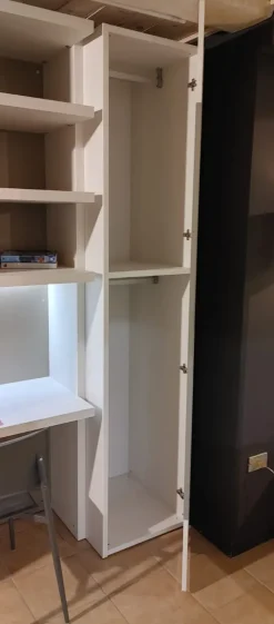 Cameretta in laminato materico Cameretta letto 1p 1/2 moretti compact Moretti compact scontata a PREZZI OUTLET