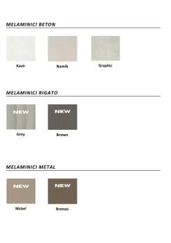 Cameretta in laminato materico Zed Zg mobili scontata a PREZZI OUTLET