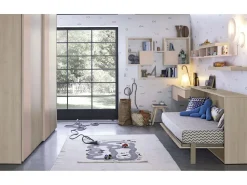 Cameretta in laminato materico C129 Colombini casa scontata a PREZZI OUTLET