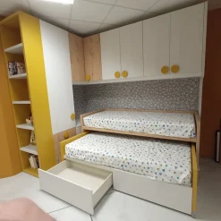 Cameretta in laminato materico Qik+archimete Doimo cityline scontata a PREZZI OUTLET