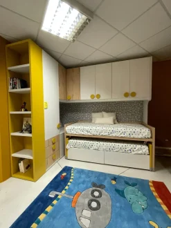 Cameretta in laminato materico Qik+archimete Doimo cityline scontata a PREZZI OUTLET