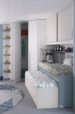 Cameretta in laminato materico Composizione 01 ima mobili Imamobili scontata a PREZZI OUTLET