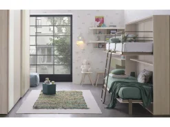 Cameretta in laminato materico C130 Colombini casa scontata a PREZZI OUTLET