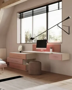 Cameretta in laminato materico Cameretta con armadio e spazio giorno Collezione esclusiva scontata a PREZZI OUTLET