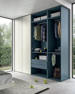 Cameretta in laminato materico Cameretta raffinata e moderna Zg mobili scontata a PREZZI OUTLET