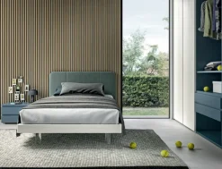 Cameretta in laminato materico Cameretta raffinata e moderna Zg mobili scontata a PREZZI OUTLET