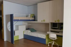 Cameretta in laminato opaco Geo Doimo cityline scontata a PREZZI OUTLET