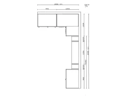 Cameretta in laminato opaco Salvaspazio Mistral scontata a PREZZI OUTLET