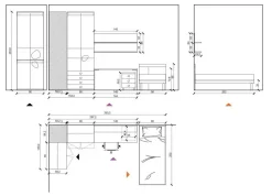 Cameretta in laminato opaco Cameretta  Doimo cityline scontata a PREZZI OUTLET