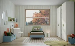 Cameretta in laminato opaco C108 Colombini casa scontata a PREZZI OUTLET