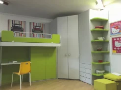 Cameretta in laminato opaco Oliver Zg mobili scontata 70%