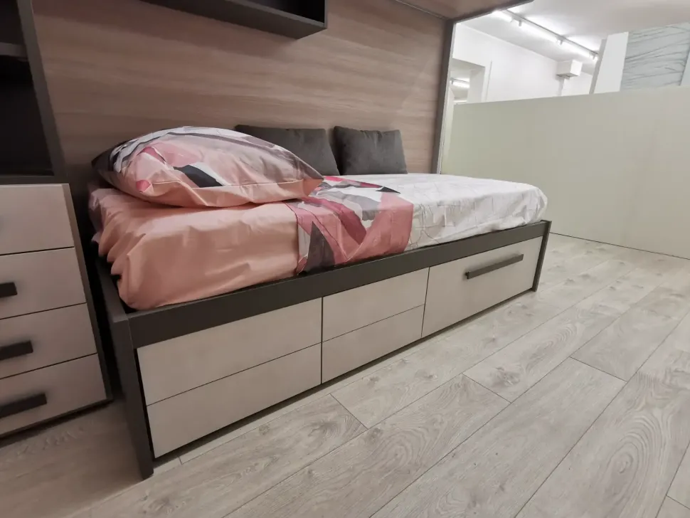 Cameretta in laminato opaco Young Ime arredamenti scontata a PREZZI OUTLET