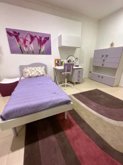 Cameretta in laminato opaco Olmo e bucaneve  Battistella scontata a PREZZI OUTLET