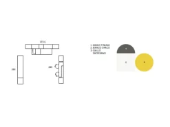 Cameretta in laminato opaco C133 Colombini casa scontata a PREZZI OUTLET