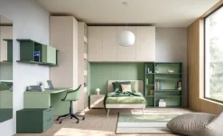 Cameretta in laminato opaco Cameretta ponte 32 Mistral scontata a PREZZI OUTLET