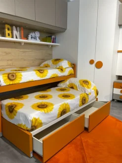 Cameretta in laminato opaco Cameretta doimo  Doimo cityline scontata a PREZZI OUTLET